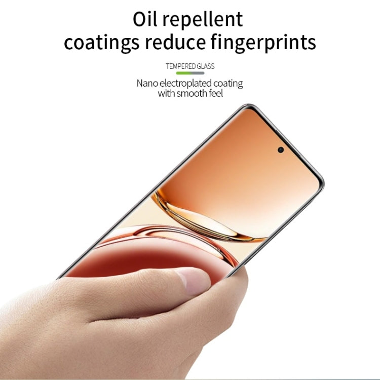 For OPPO A3 Pro India PINWUYO 9H 2.5D Full Screen Tempered Glass Film - Black