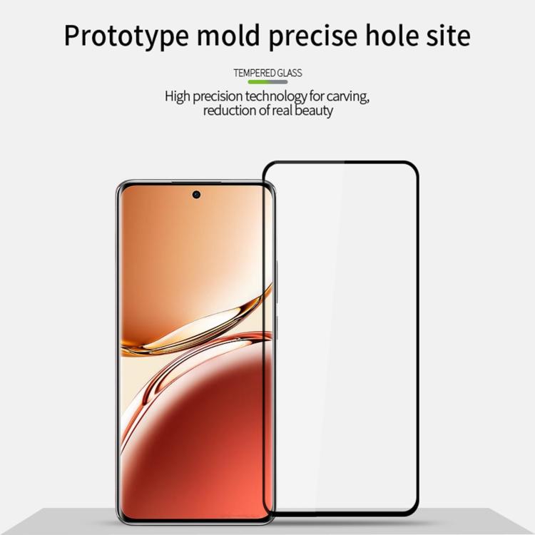 For OPPO Reno12 F / A3 PINWUYO 9H 2.5D Full Screen Tempered Glass Film - Black