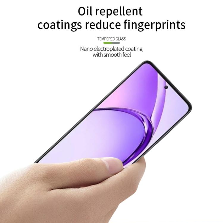 For OPPO A3x / A3 Vitality PINWUYO 9H 2.5D Full Screen Tempered Glass Film - Black