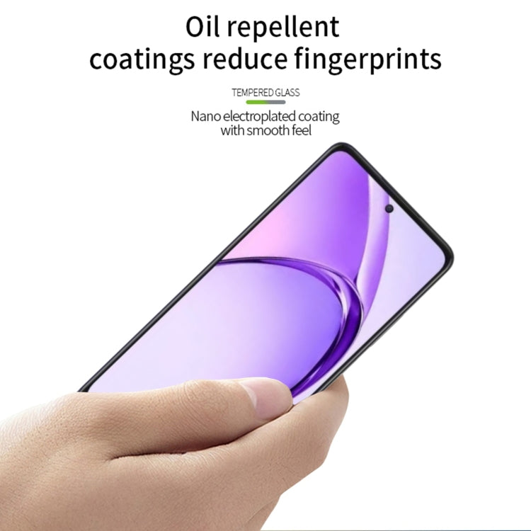 For OPPO A80 PINWUYO 9H 2.5D Full Screen Tempered Glass Film - Black