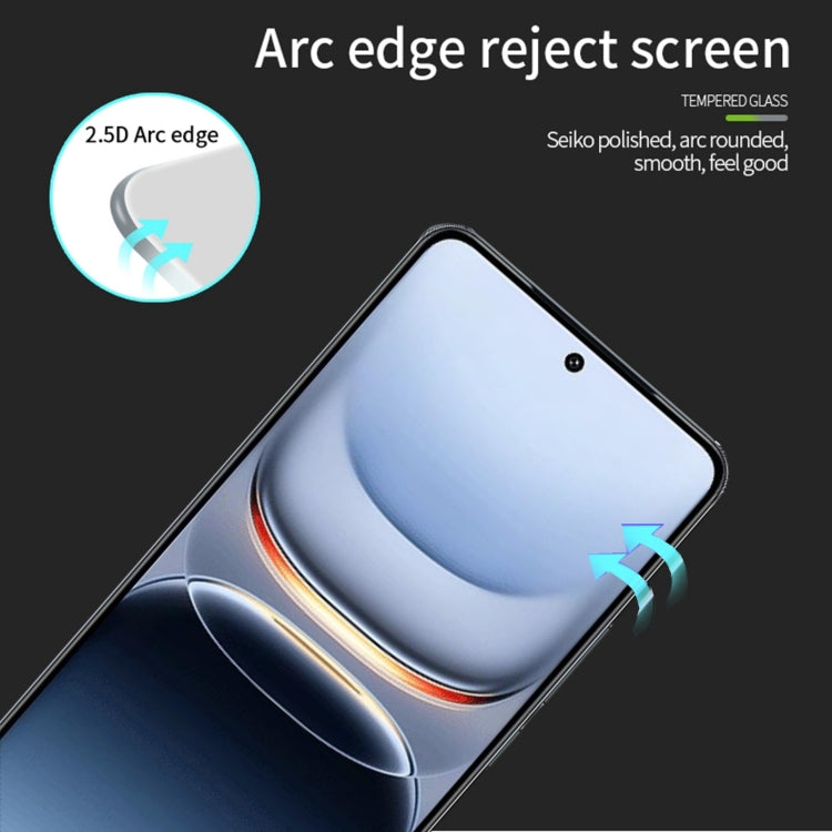 For OPPO Find X8 PINWUYO 9H 2.5D Full Screen Tempered Glass Film - Black