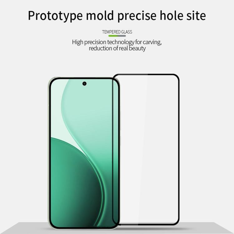 For OPPO Reno14 PINWUYO 9H 2.5D Full Screen Tempered Glass Film - Black