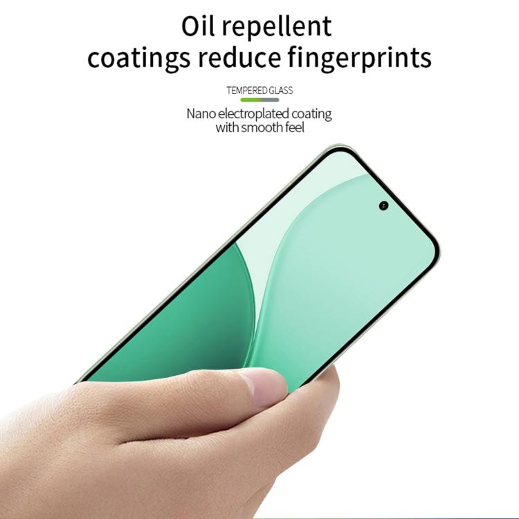 For OPPO Reno14 PINWUYO 9H 2.5D Full Screen Tempered Glass Film - Black