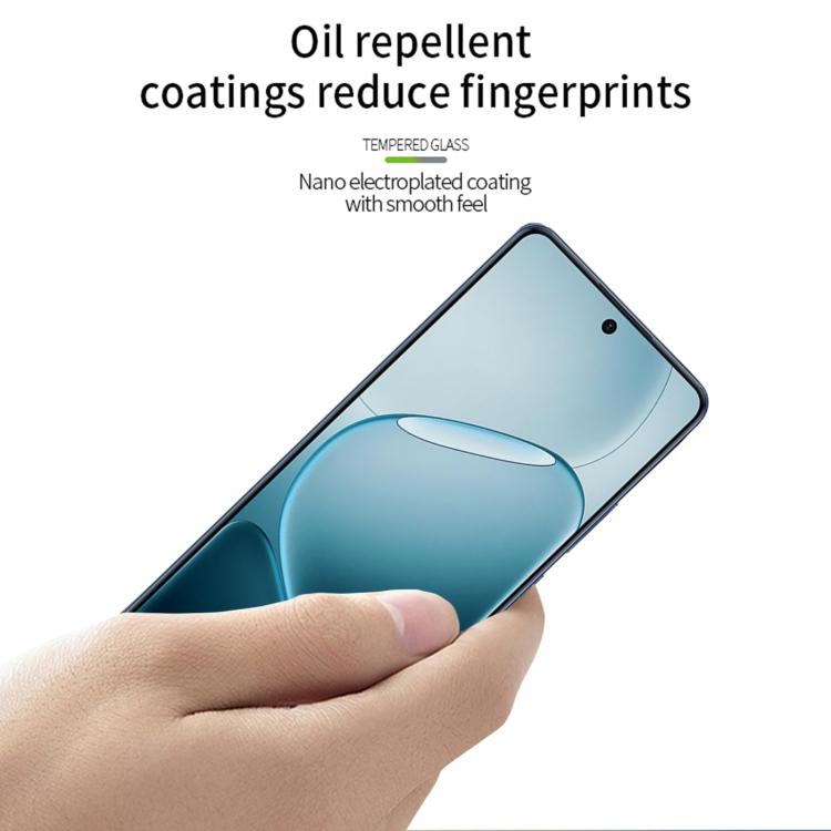 For OPPO A6 GT / A6 Max 5G PINWUYO 9H 2.5D Full Screen Tempered Glass Film - Black
