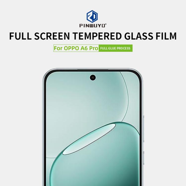 For OPPO A6 Pro 4G / 5G Global PINWUYO 9H 2.5D Full Screen Tempered Glass Film - Black