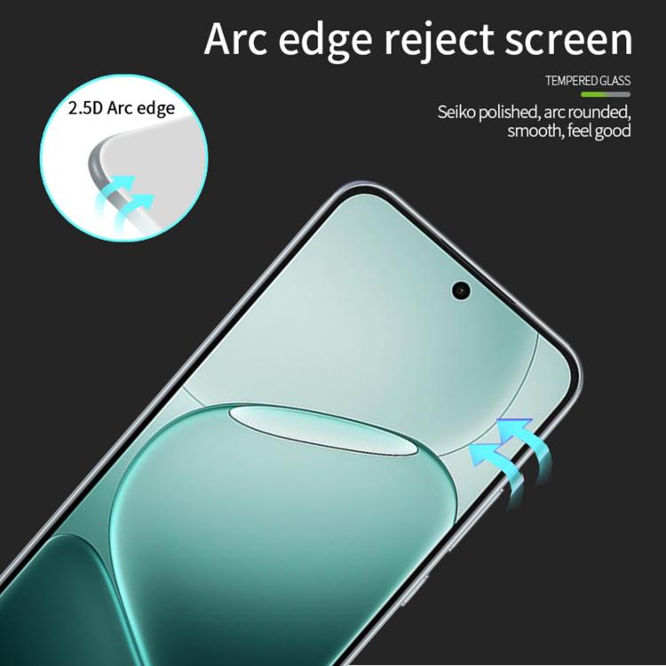 For OPPO A6 Pro 4G / 5G Global PINWUYO 9H 2.5D Full Screen Tempered Glass Film - Black