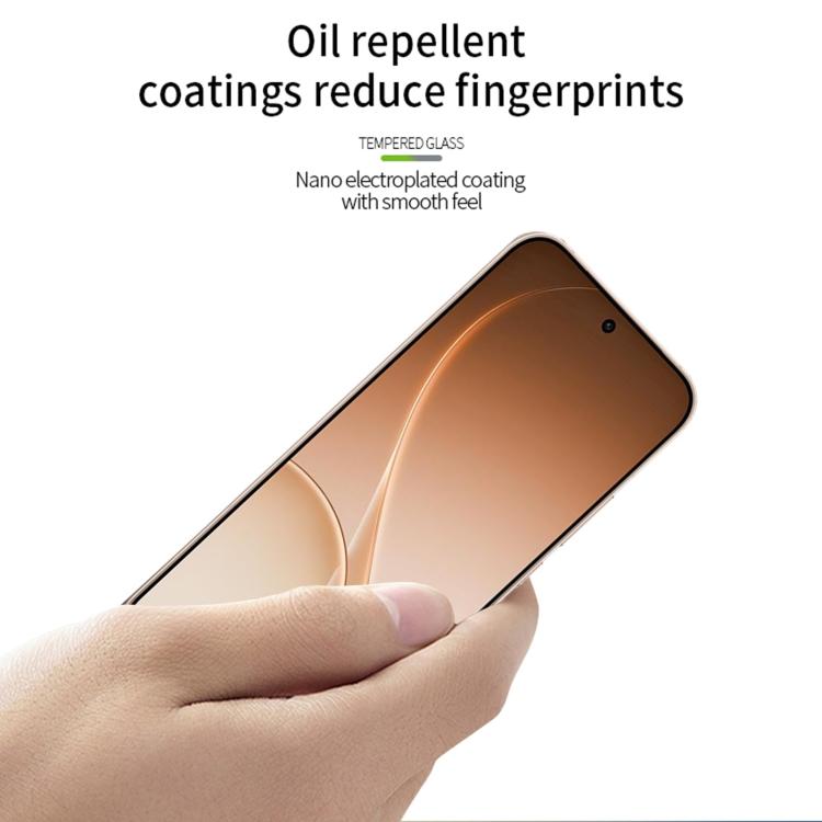 For OPPO Reno15 Pro Max Global PINWUYO 9H 2.5D Full Screen Tempered Glass Film - Black