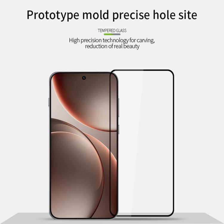 For OPPO Find X9 / Honor Magic8 Unlock PINWUYO 9H 2.5D Full Screen Tempered Glass Film - Black