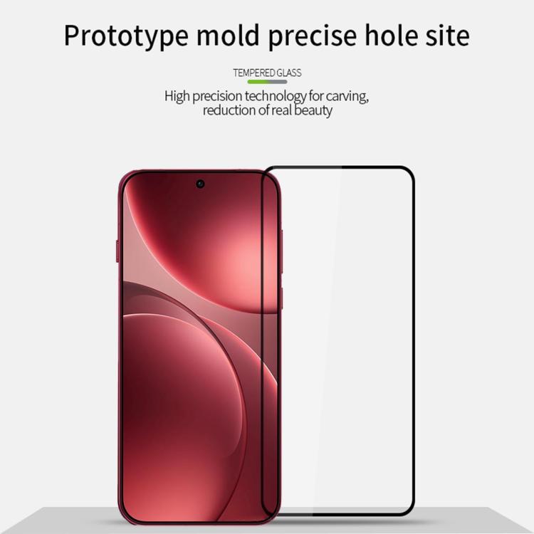 For OPPO Find X9 Pro / OnePlus 15 Unlock PINWUYO 9H 2.5D Full Screen Tempered Glass Film - Black