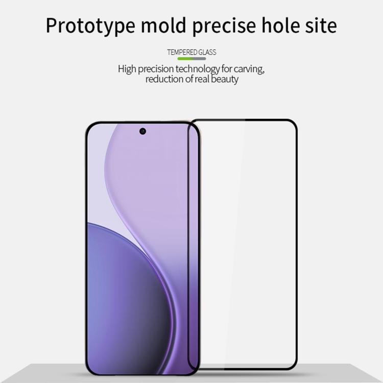 For OPPO Reno14 F PINWUYO 9H 2.5D Full Screen Tempered Glass Film - Black