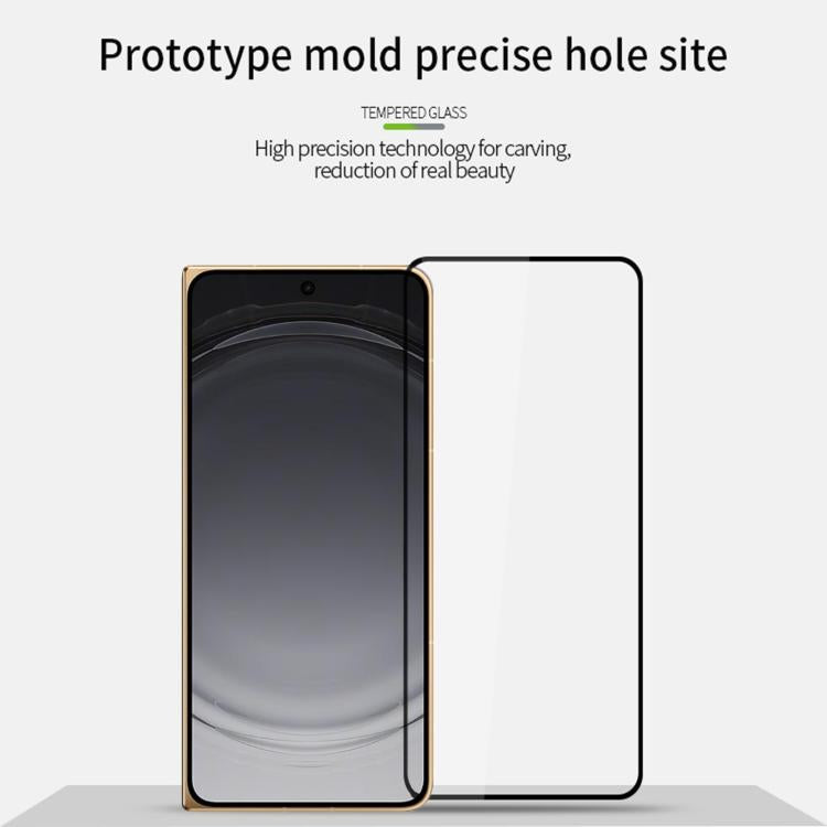 For OPPO Find N6 Outer Screen PINWUYO 9H 2.5D Full Screen Tempered Glass Film - Black