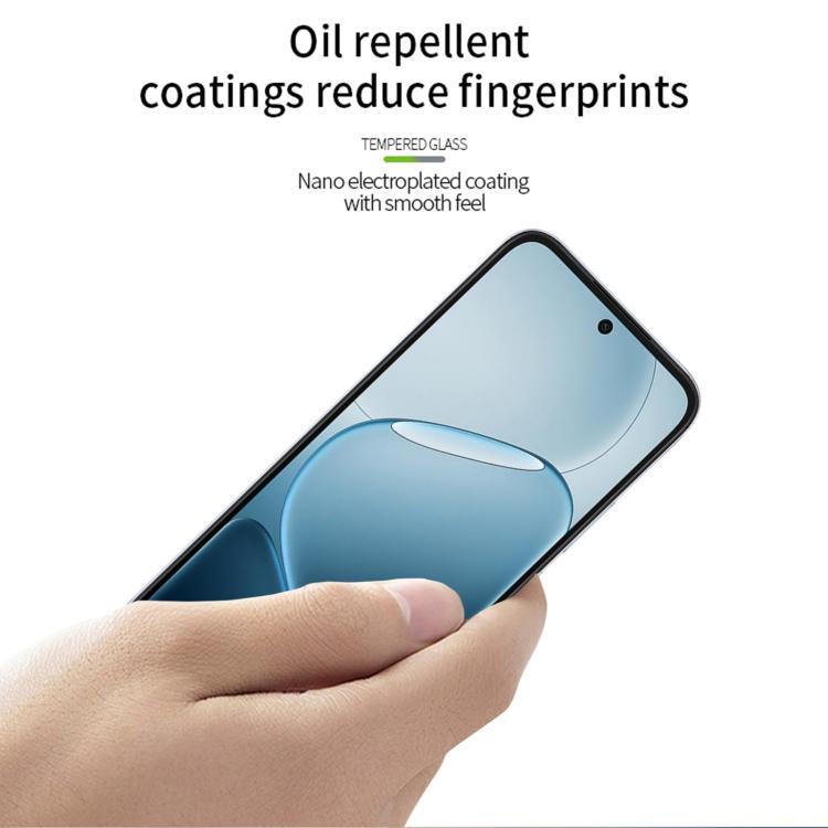 For OPPO K14 / K14X / vivo Y500s PINWUYO 9H 2.5D Full Screen Tempered Glass Film - Black