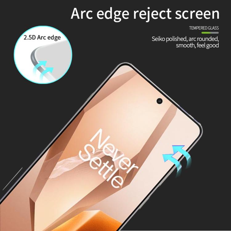 For OnePlus 13R PINWUYO 9H 2.5D Full Screen Tempered Glass Film - Black