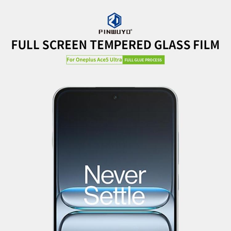 For OnePlus Ace 5 Ultra PINWUYO 9H 2.5D Full Screen Tempered Glass Film - Black