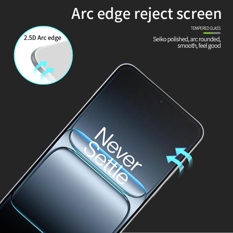 For OnePlus Ace 5 Ultra PINWUYO 9H 2.5D Full Screen Tempered Glass Film - Black