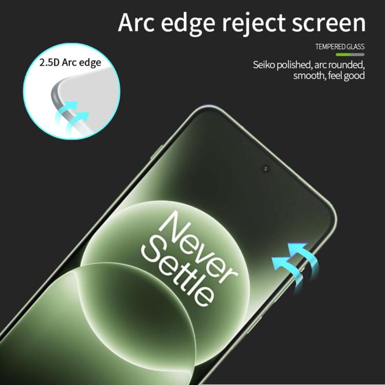 For OnePlus 15R / Ace 6T Unlock PINWUYO 9H 2.5D Full Screen Tempered Glass Film - Black
