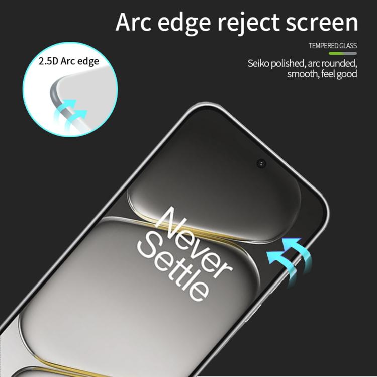 For OnePlus Turbo 6 / Turbo 6V PINWUYO 9H 2.5D Full Screen Tempered Glass Film - Black