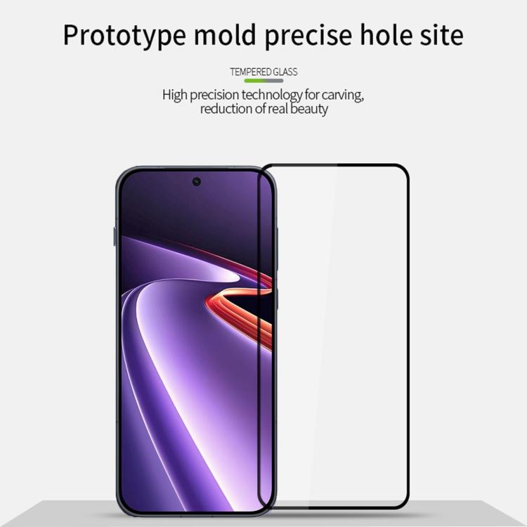 For OnePlus Ace6 Ultra PINWUYO 9H 2.5D Full Screen Tempered Glass Film - Black
