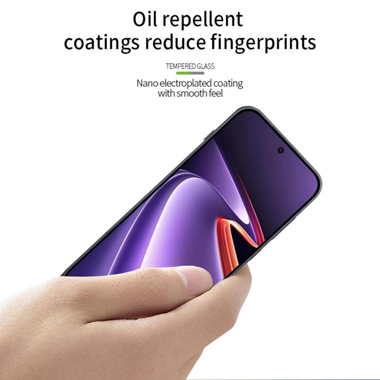 For OnePlus Ace6 Ultra PINWUYO 9H 2.5D Full Screen Tempered Glass Film - Black