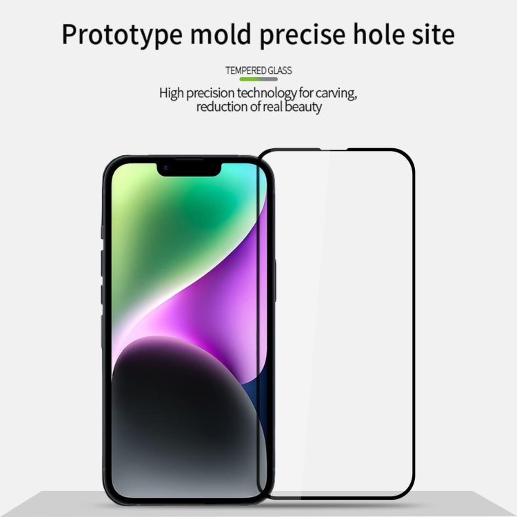 For iPhone 17e / 16e MOFI 9H 2.5D Full Screen Tempered Glass Film - Black