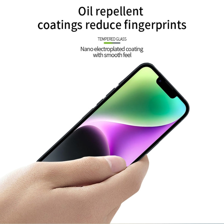 For iPhone 17e / 16e MOFI 9H 2.5D Full Screen Tempered Glass Film - Black