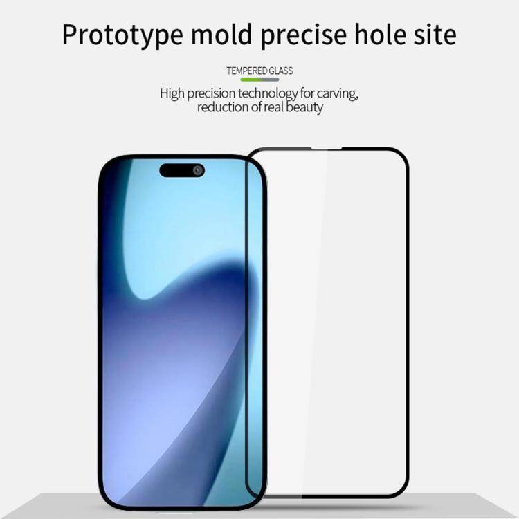 For iPhone  Air MOFI 9H 2.5D Full Screen Tempered Glass Film - Black