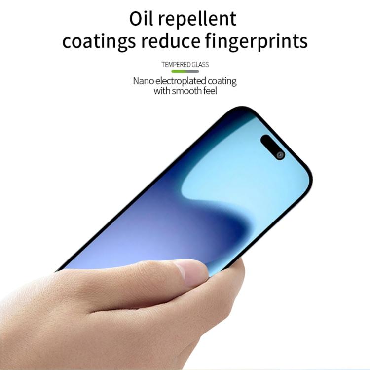 For iPhone  Air MOFI 9H 2.5D Full Screen Tempered Glass Film - Black