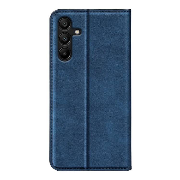 For Samsung Galaxy M15 5G Retro-skin Magnetic Suction Leather Phone Case