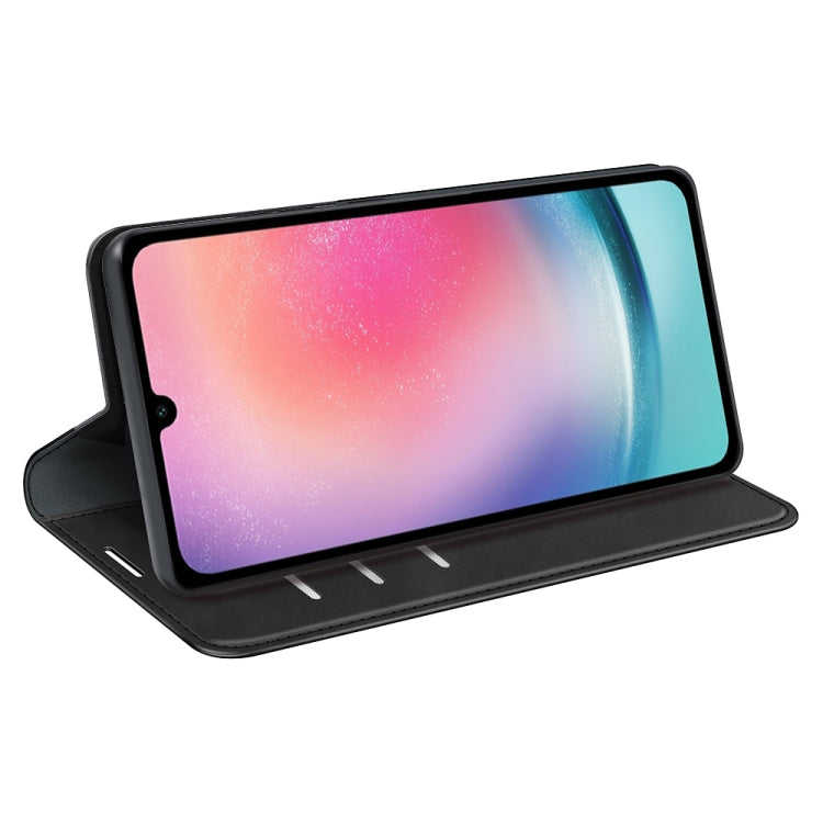 For Samsung Galaxy A16 Retro-skin Magnetic Suction Leather Phone Case
