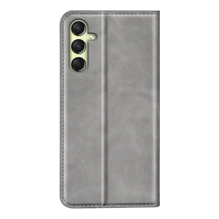 For Samsung Galaxy A16 Retro-skin Magnetic Suction Leather Phone Case