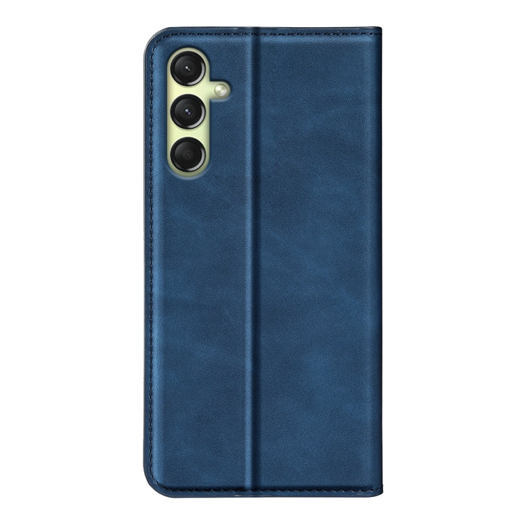 For Samsung Galaxy A16 Retro-skin Magnetic Suction Leather Phone Case