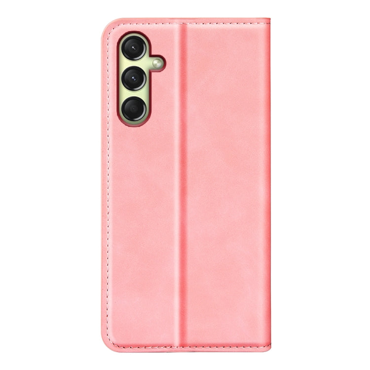 For Samsung Galaxy A16 Retro-skin Magnetic Suction Leather Phone Case