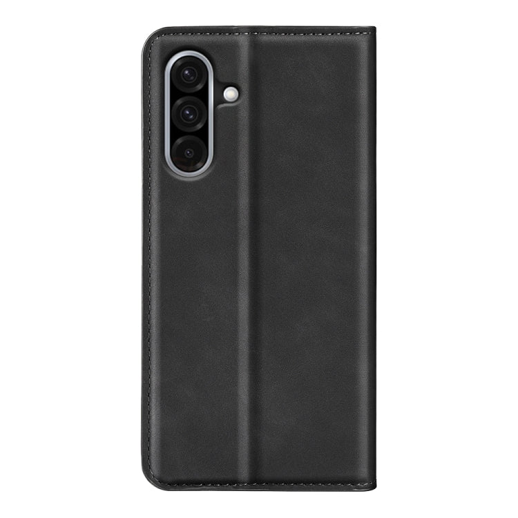 For Samsung Galaxy A36 Retro-skin Magnetic Suction Leather Phone Case