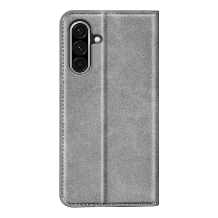 For Samsung Galaxy A36 Retro-skin Magnetic Suction Leather Phone Case
