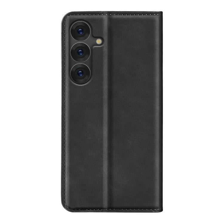 For Samsung Galaxy S25+ 5G Retro-skin Magnetic Suction Leather Phone Case