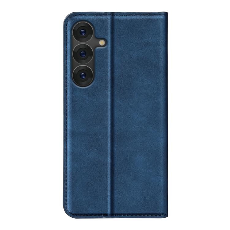 For Samsung Galaxy S25+ 5G Retro-skin Magnetic Suction Leather Phone Case