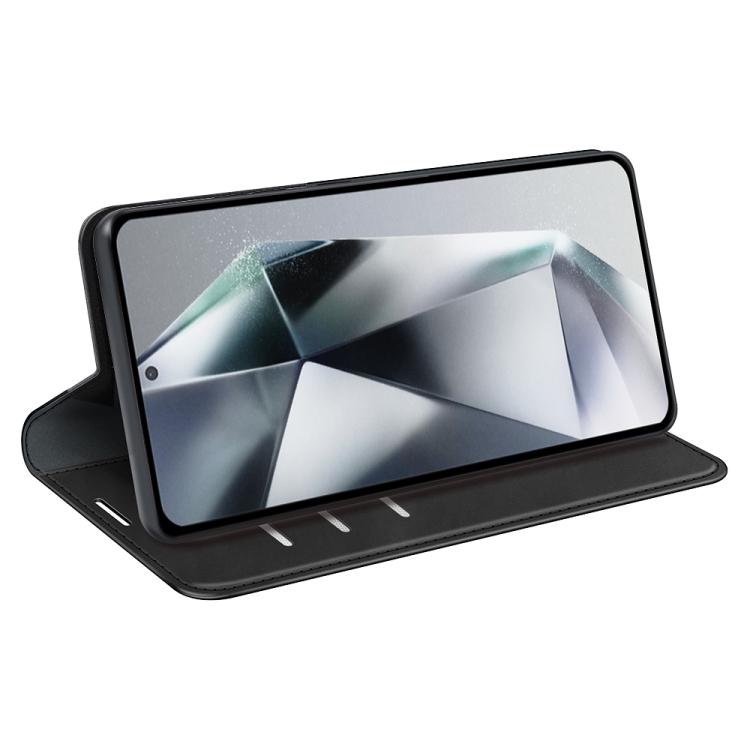 For Samsung Galaxy S25 Ultra 5G Retro-skin Magnetic Suction Leather Phone Case