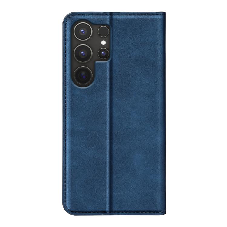 For Samsung Galaxy S25 Ultra 5G Retro-skin Magnetic Suction Leather Phone Case