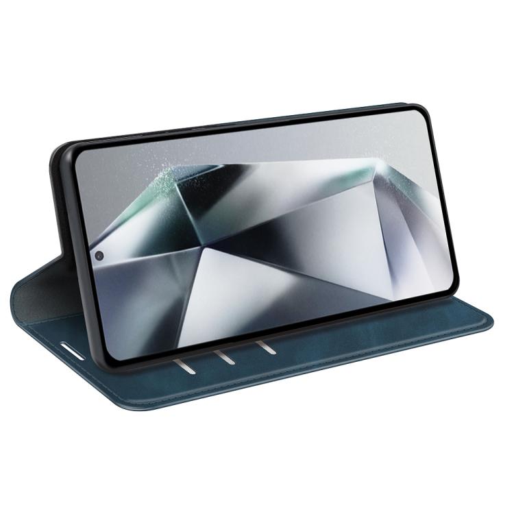 For Samsung Galaxy S25 Ultra 5G Retro-skin Magnetic Suction Leather Phone Case