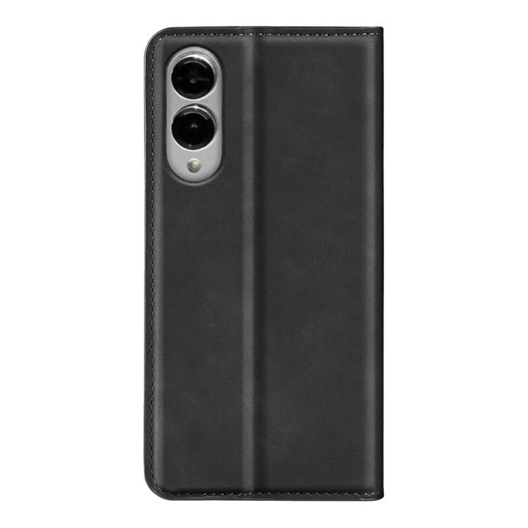 For Samsung Galaxy S25 Edge 5G Retro-skin Magnetic Suction Leather Phone Case