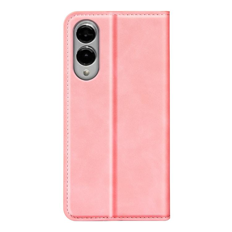 For Samsung Galaxy S25 Edge 5G Retro-skin Magnetic Suction Leather Phone Case