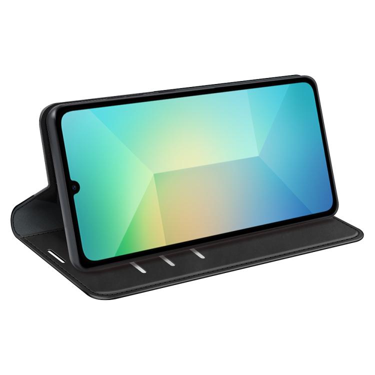 For Samsung Galaxy A06 5G Retro-skin Magnetic Suction Leather Phone Case