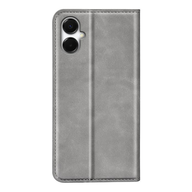 For Samsung Galaxy A06 5G Retro-skin Magnetic Suction Leather Phone Case
