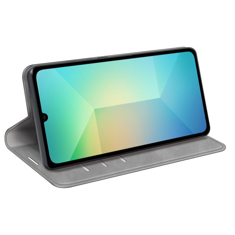 For Samsung Galaxy A06 5G Retro-skin Magnetic Suction Leather Phone Case