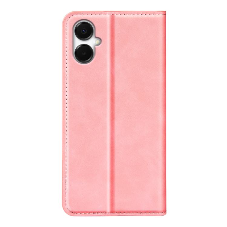 For Samsung Galaxy A06 5G Retro-skin Magnetic Suction Leather Phone Case