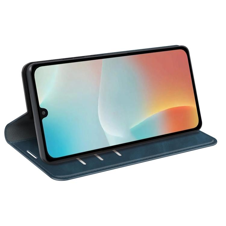 For Samsung Galaxy M16 / F16 Retro-skin Magnetic Suction Leather Phone Case