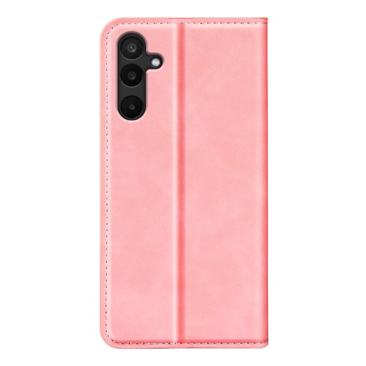 For Samsung Galaxy M16 / F16 Retro-skin Magnetic Suction Leather Phone Case