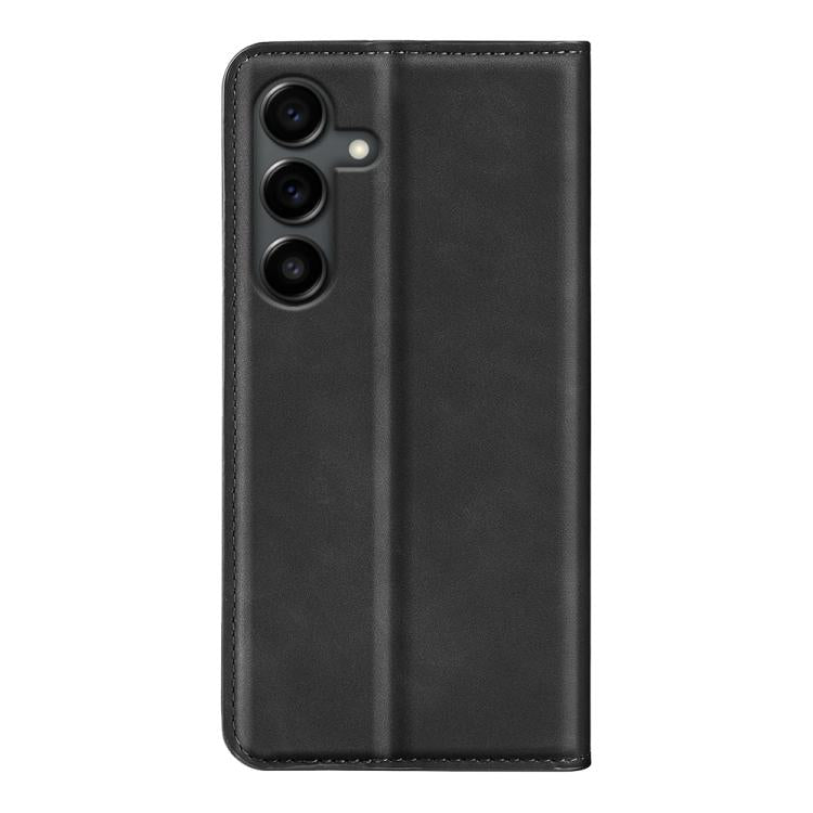 For Samsung Galaxy S25 FE 5G Retro-skin Magnetic Suction Leather Phone Case
