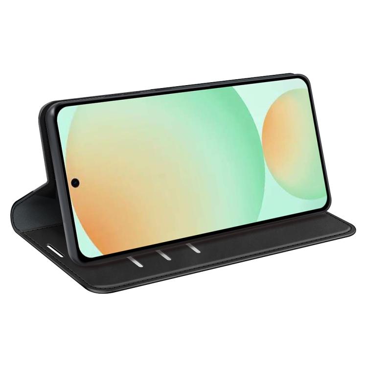 For Samsung Galaxy S25 FE 5G Retro-skin Magnetic Suction Leather Phone Case