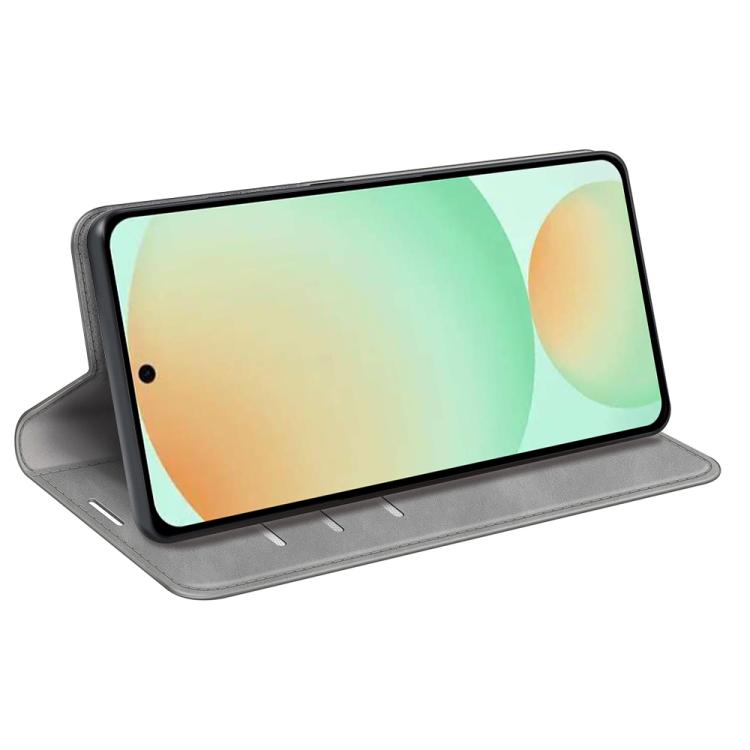 For Samsung Galaxy S25 FE 5G Retro-skin Magnetic Suction Leather Phone Case